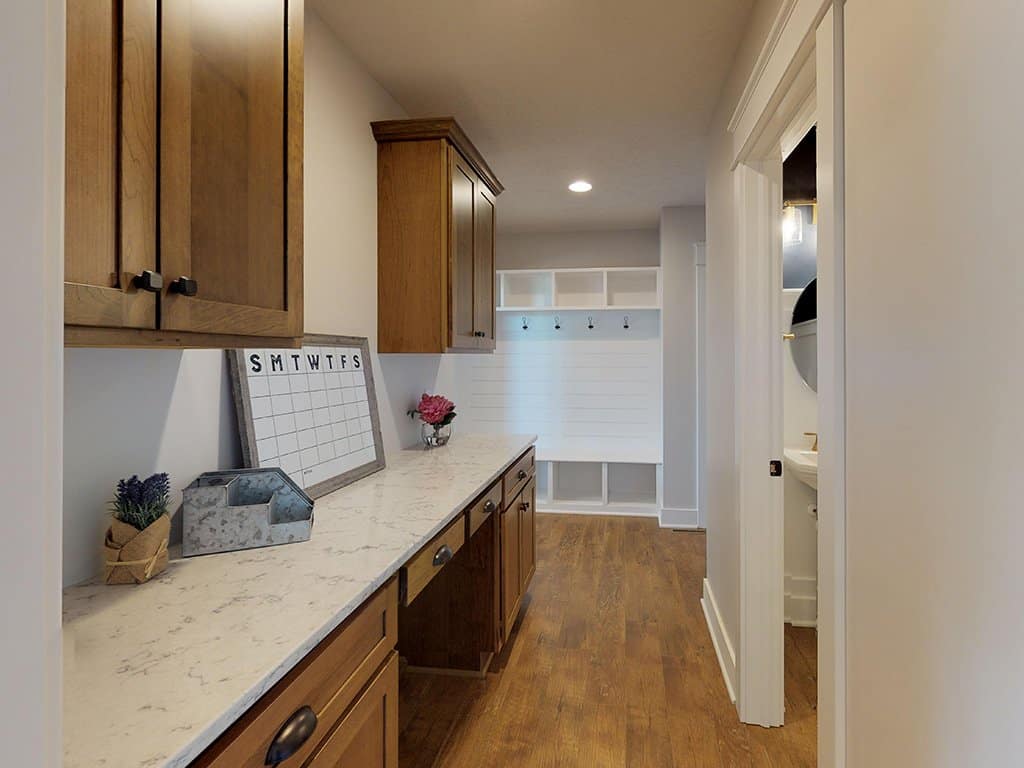 family-command-center-mudroom-custom-storage-quartz-countertop-ohio