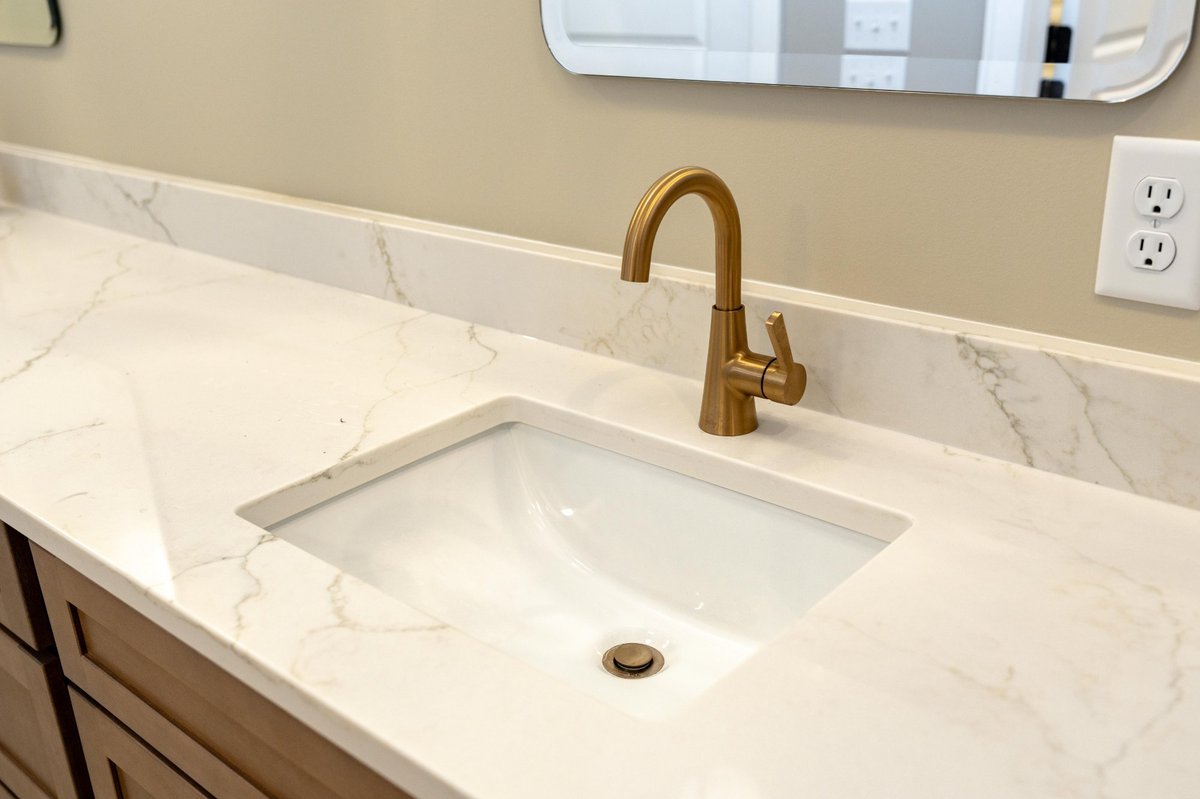 champagne-bronze-faucet-quartz-countertop-custom-bathroom-ohio