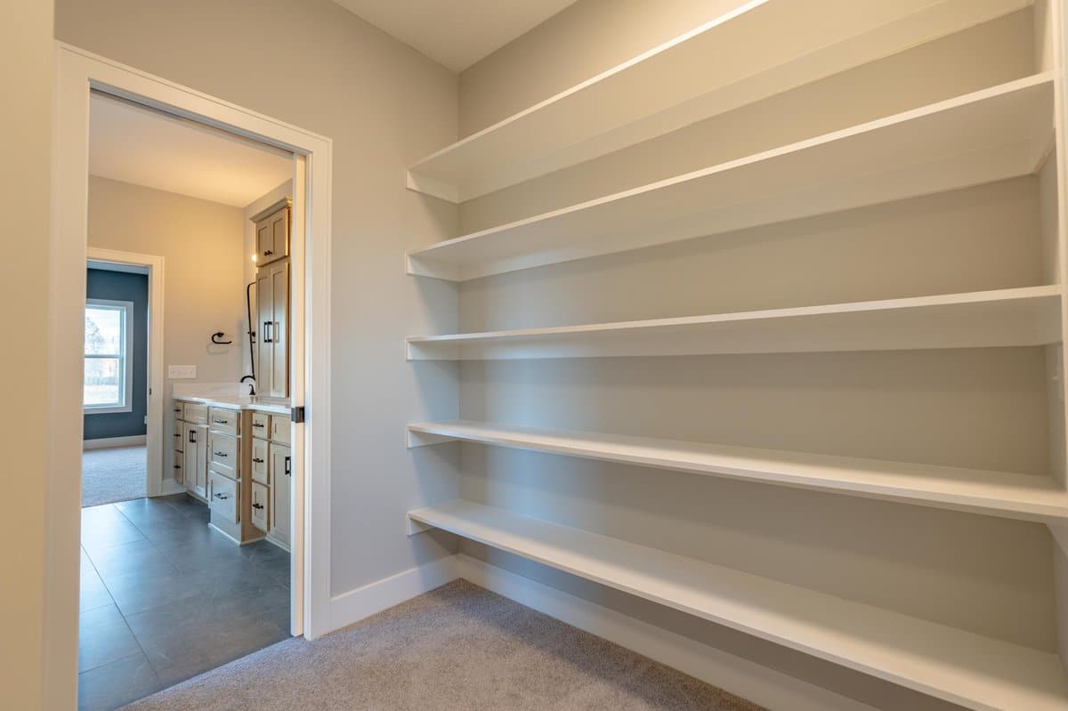 linen-closet-bathroom-built-in-storage-custom-home-jackson-township